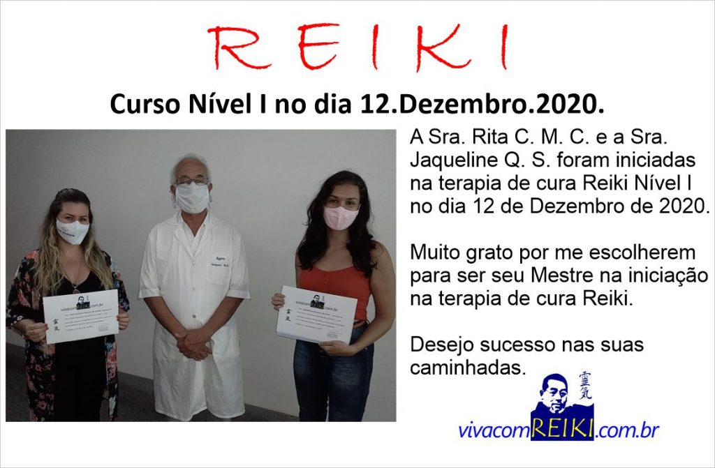 Curso Reiki Nivel 12 Dezembro