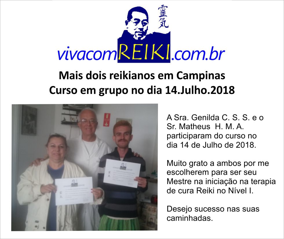 Curso Reiki I em Campinas