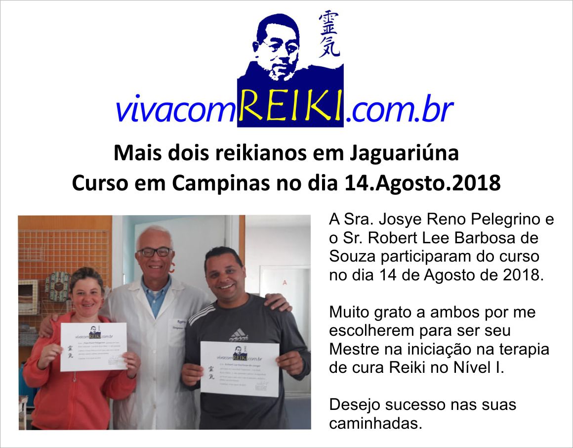 curso Reiki Nível I em Campinas