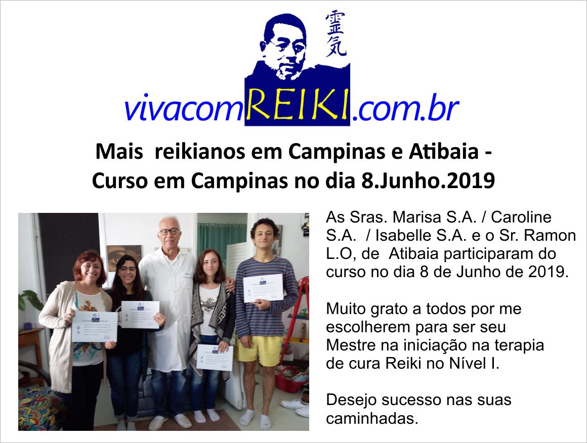 Curso Reiki Nível I em Campinas