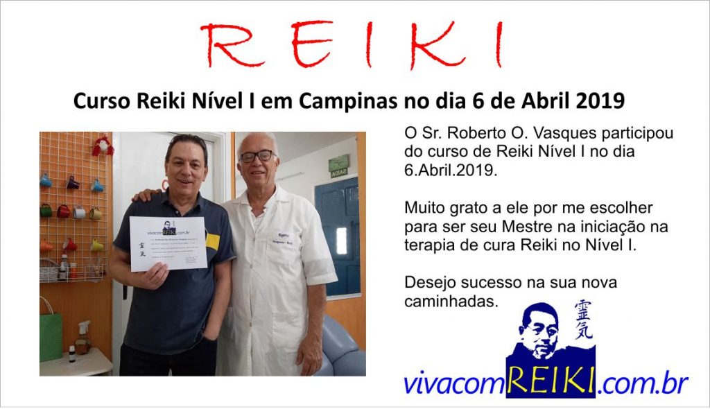 Mais um Curso Reiki Níivel I