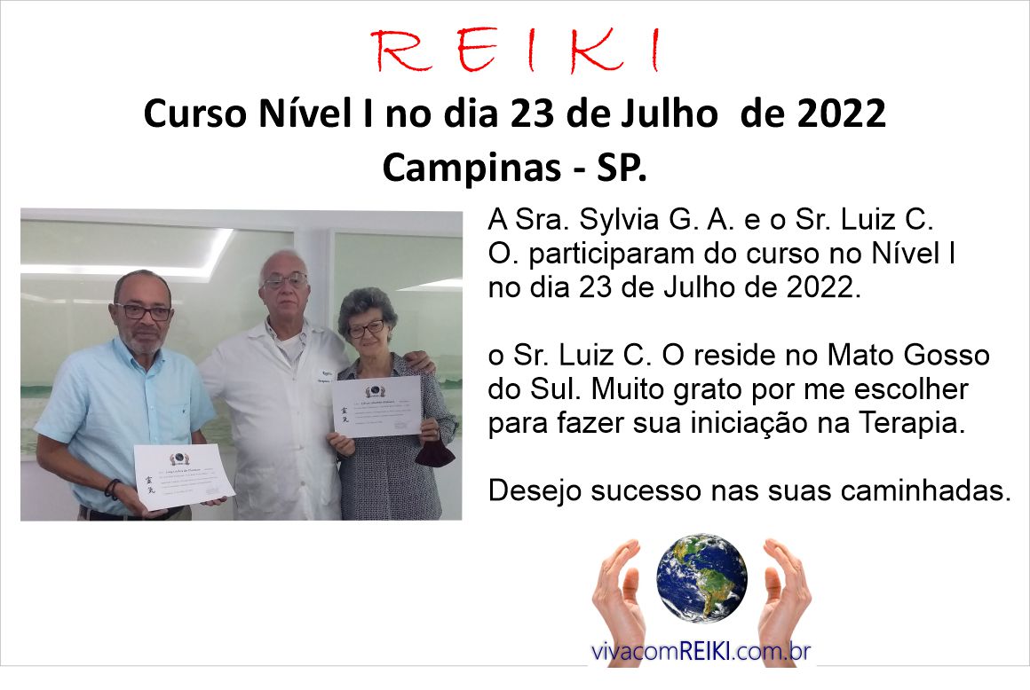 Curso Reiki Nível I