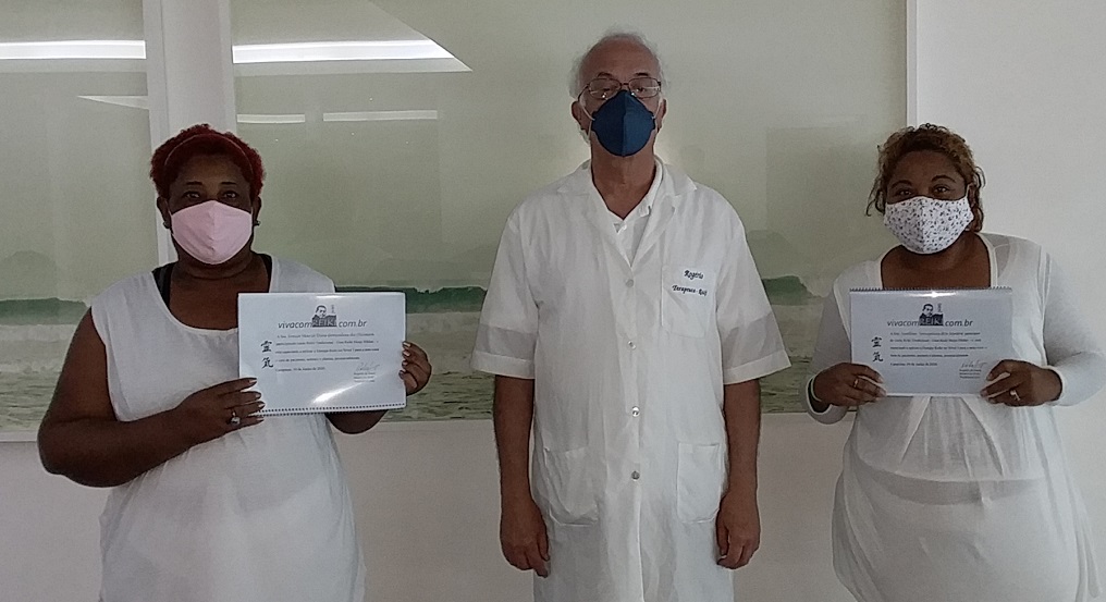 Curso Reiki I em Campinas duas novas reikianas